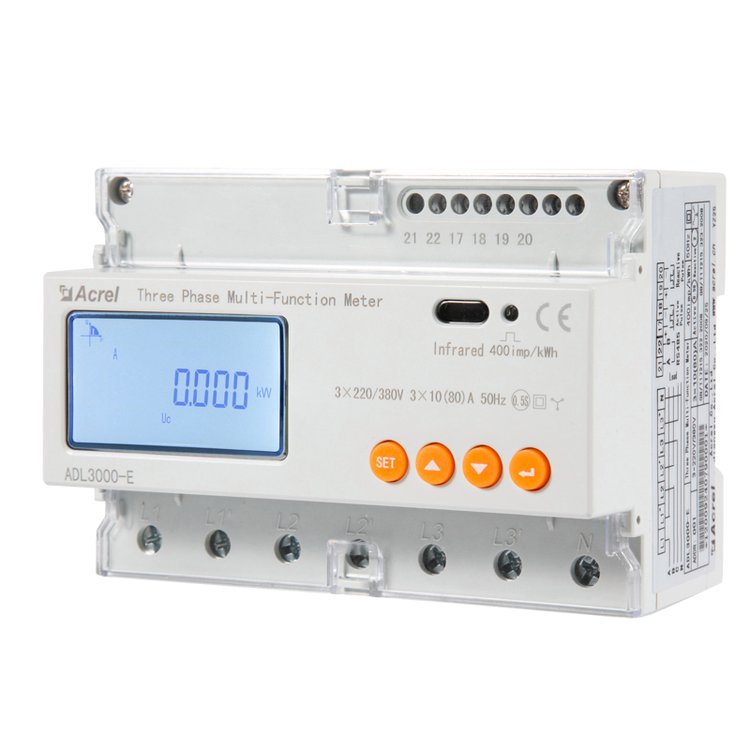 安科瑞導(dǎo)軌式三相電能表DTSD1352 全電量測(cè)量可選485通訊復(fù)費(fèi)率