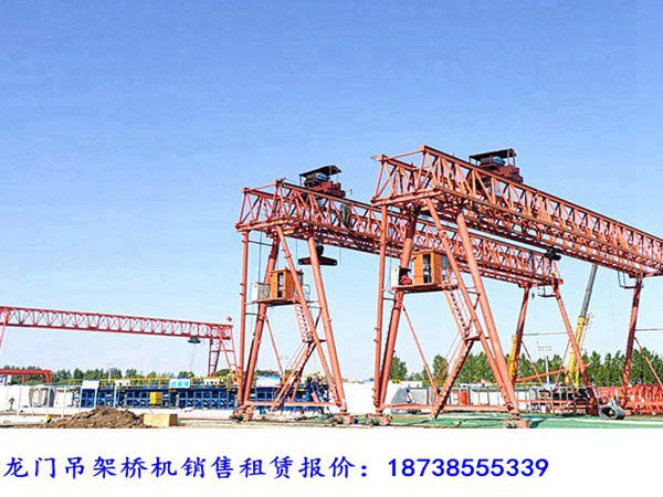 內蒙古烏蘭察布龍門吊出租廠家吊運物品流程