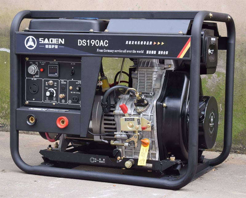 上海薩登190A柴油發(fā)電電焊機(jī)DS190AC價格