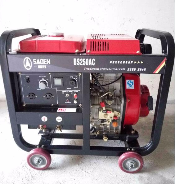 上海薩登250A柴油發(fā)電電焊機(jī)DS250AC價格