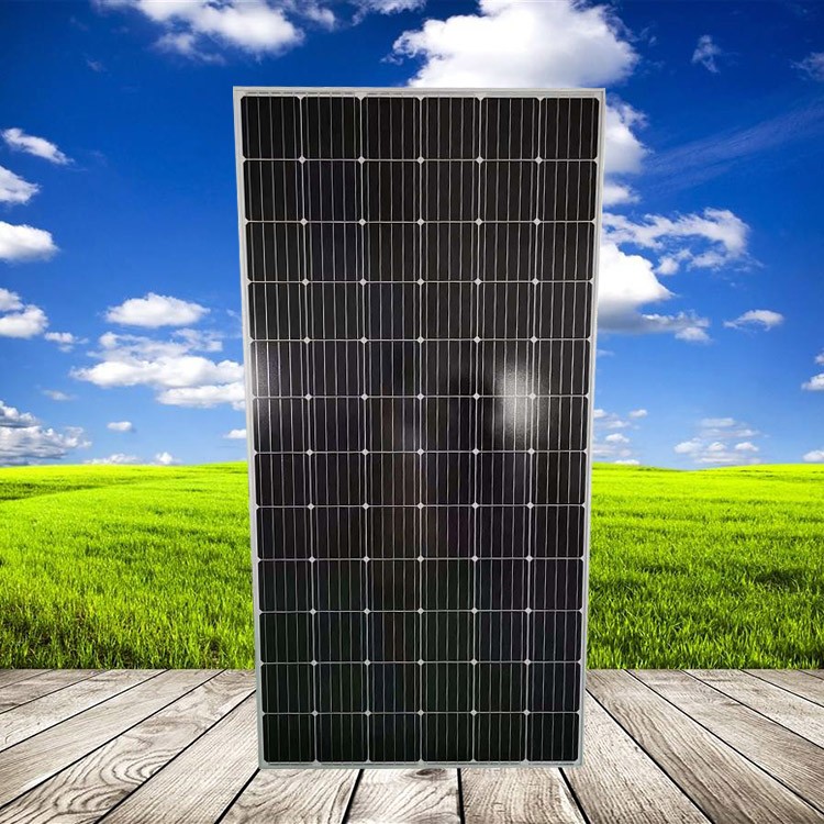 源頭廠家晶天太陽能板1000V光伏電站系統500W瓦單晶太陽能發電板
