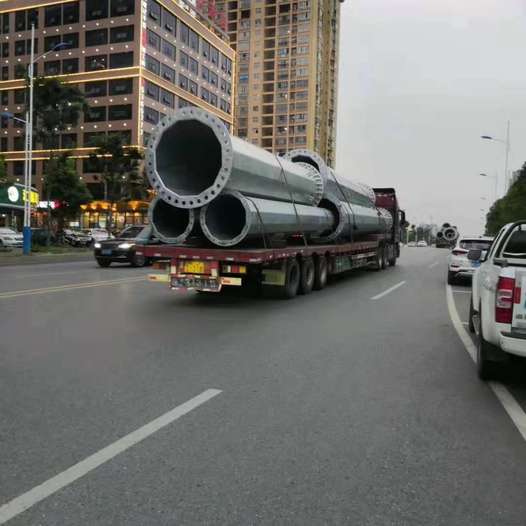 河北鋼管桿 10kv電力鋼桿 電力鋼管塔 地腳螺栓