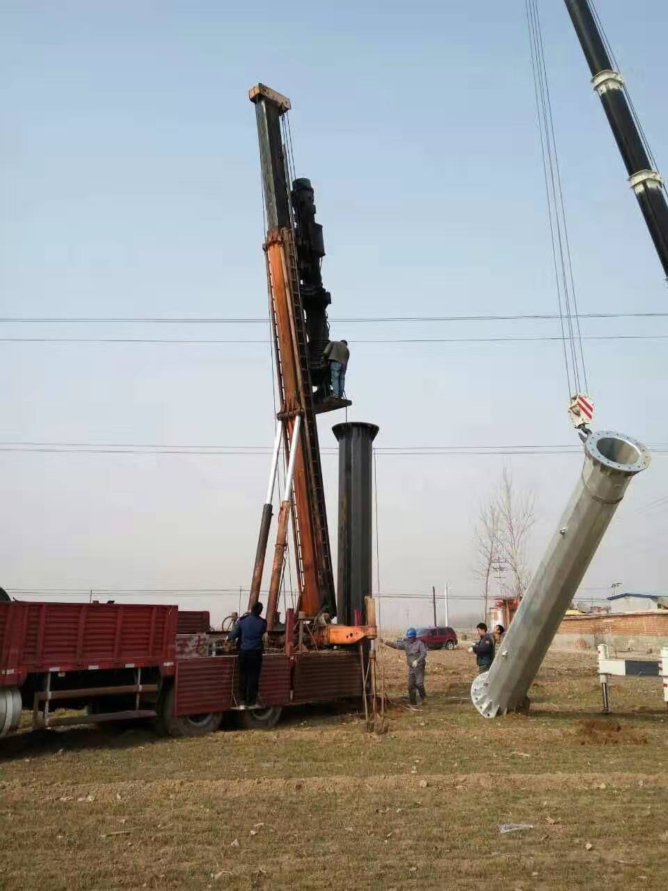 河北鋼管桿 電力鋼桿廠家 地腳螺栓 鋼制電桿 電力鋼管塔