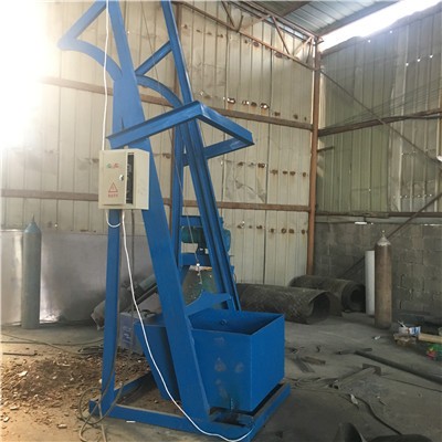 定做物料提升單斗上料機 石灰粉塊用單斗提升機