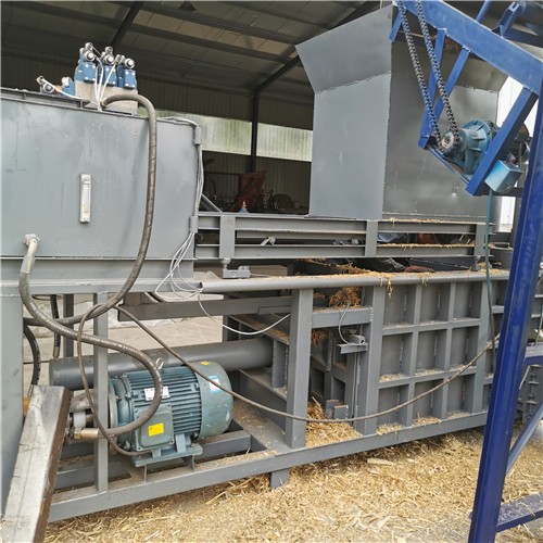 電動玉米芯方塊套袋打包機(jī) 臥式方捆壓塊機(jī)