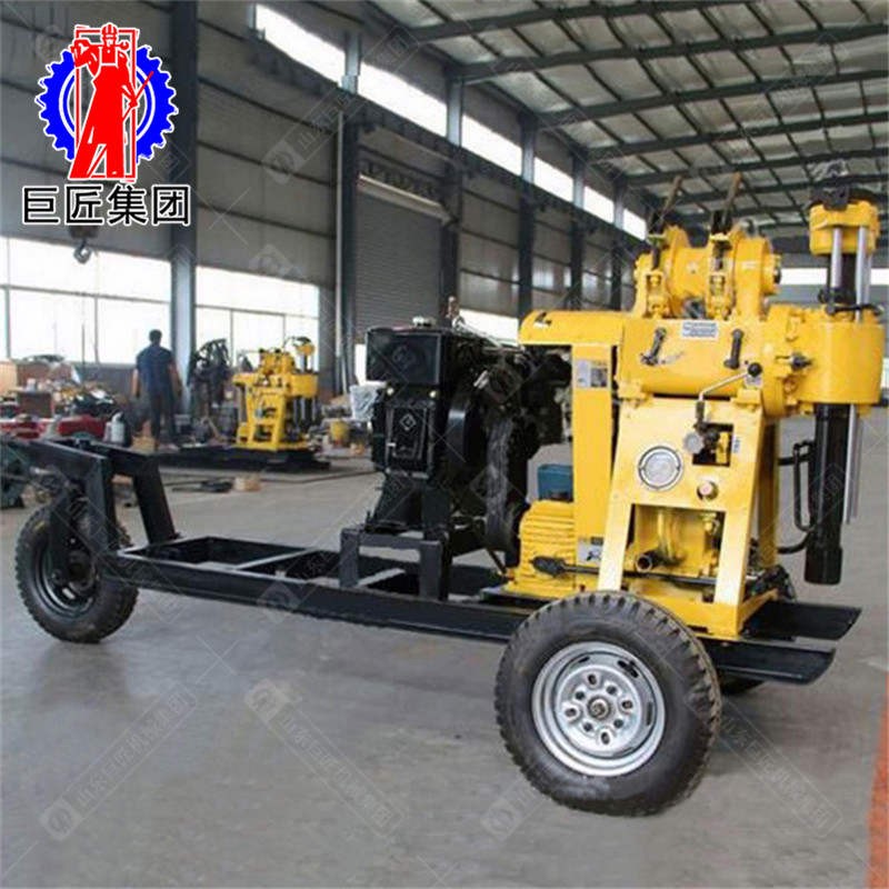 百米牽引式地質鉆機 XYX-130拖掛式巖芯勘探鉆機
