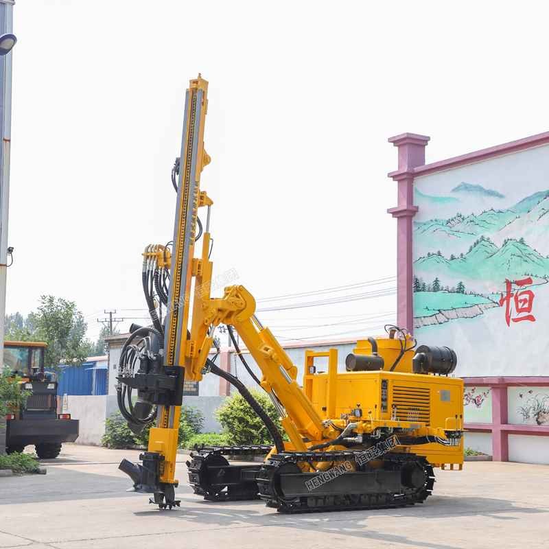 分體式潛孔鉆機(jī) 雙擺線馬達(dá)露天礦場履帶鉆機(jī)