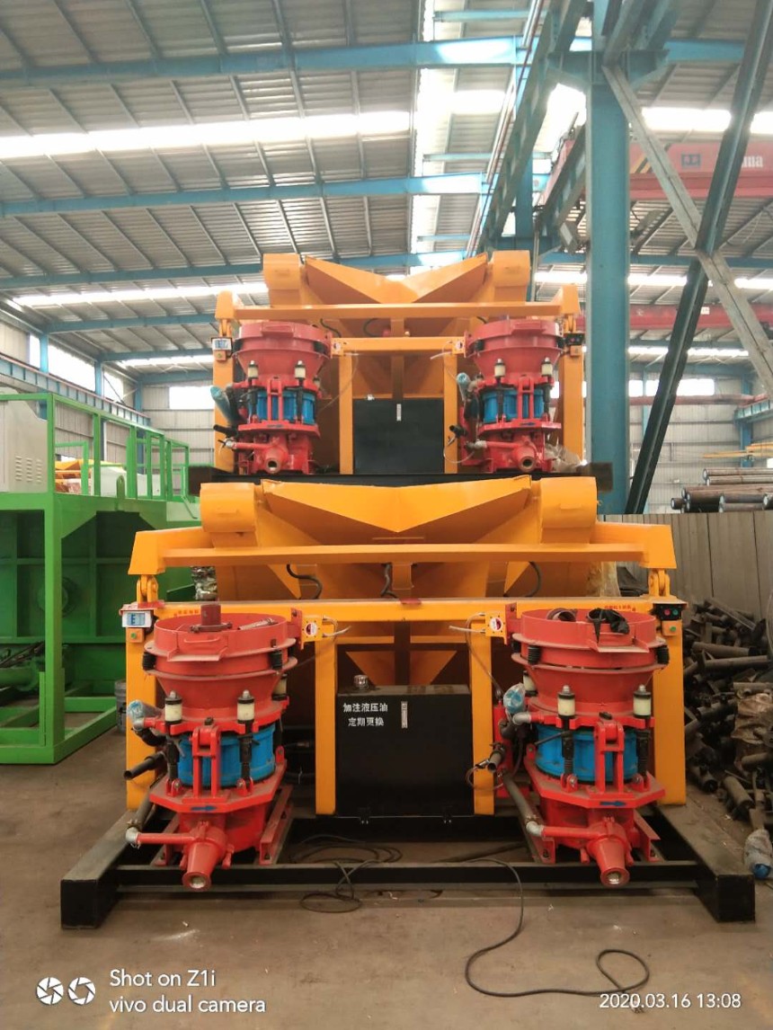 河南鄭州建特重工JPZ-7m3*2-自動上料噴漿機組
