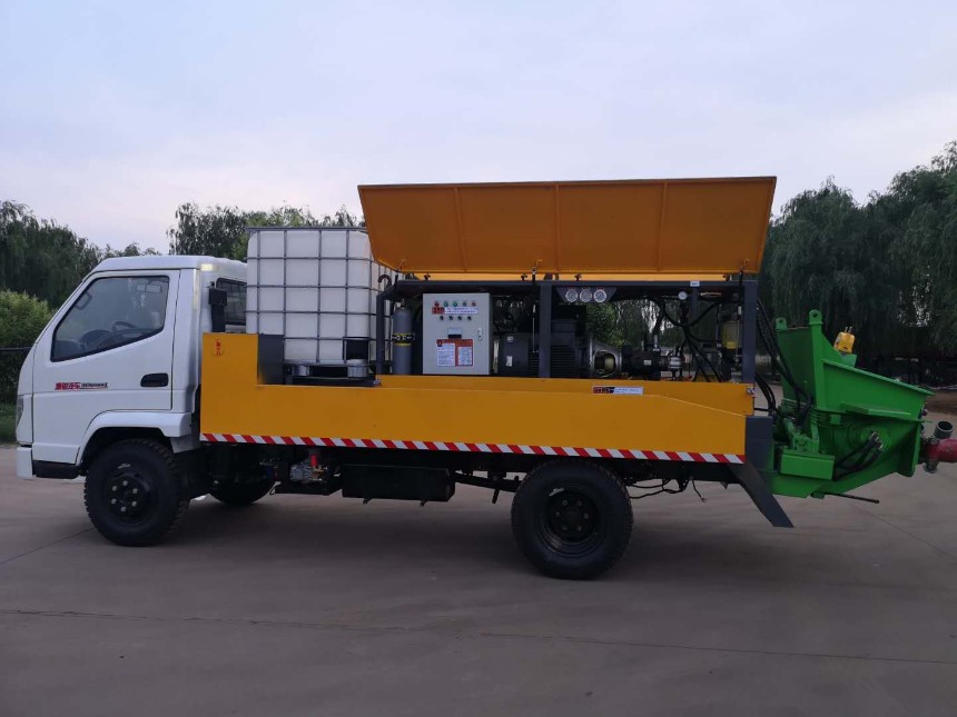 河南建特重工JSP-16C雙噴頭混凝土濕噴機