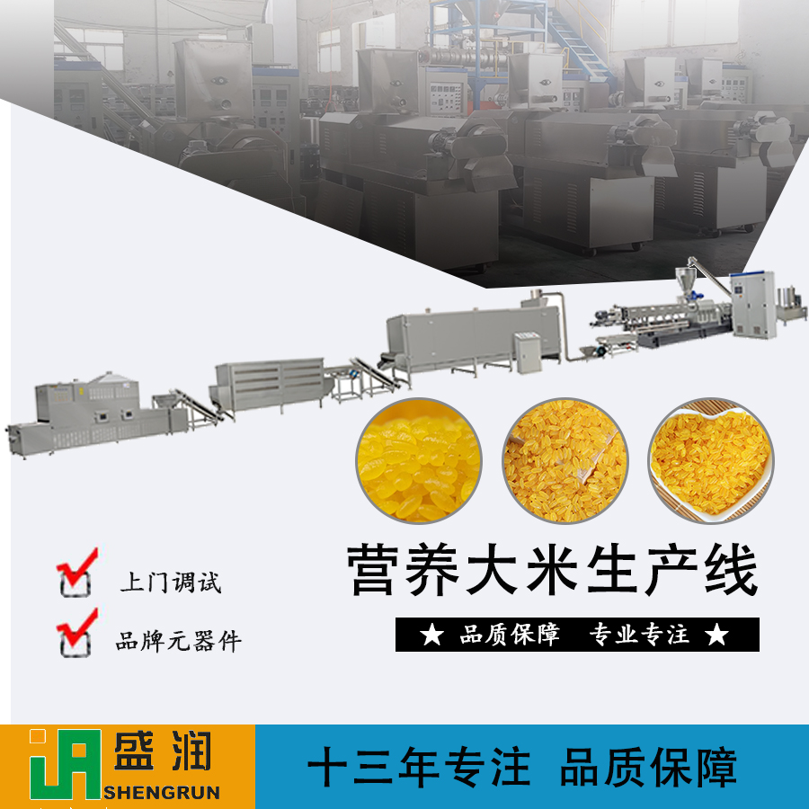 盛潤機(jī)械TSE79-R營養(yǎng)米膨化機(jī)