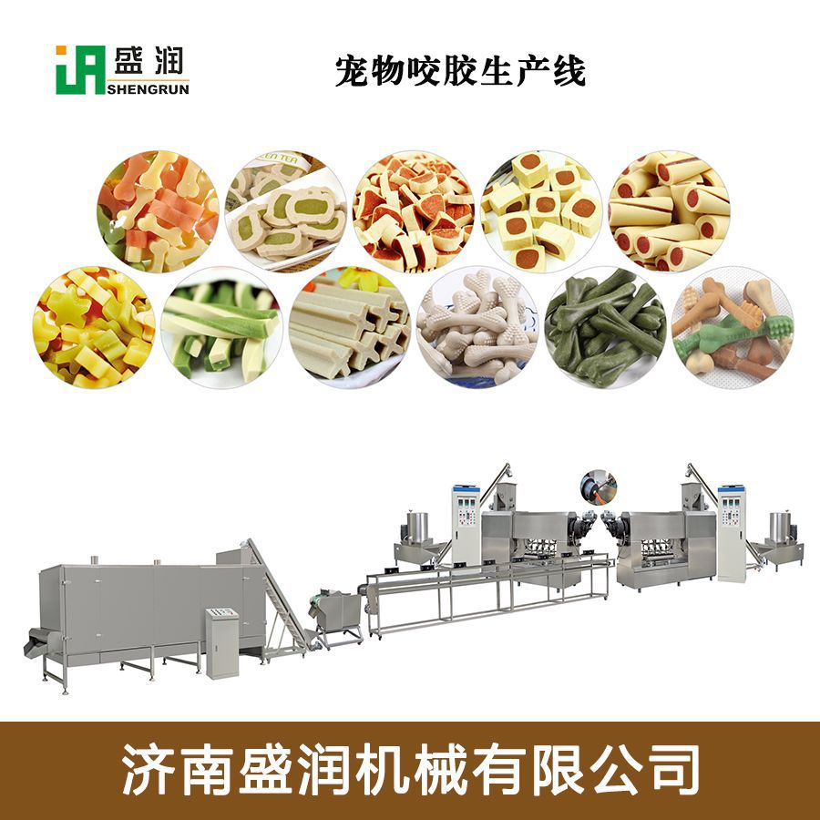 濟南盛潤DLG-100狗咬膠單螺桿膨化機