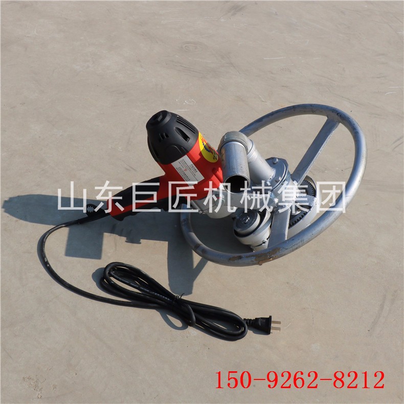 巨匠SJD-2A兩相電手持式鉆井機(jī) 農(nóng)村水井鉆機(jī) 小型打井機(jī)