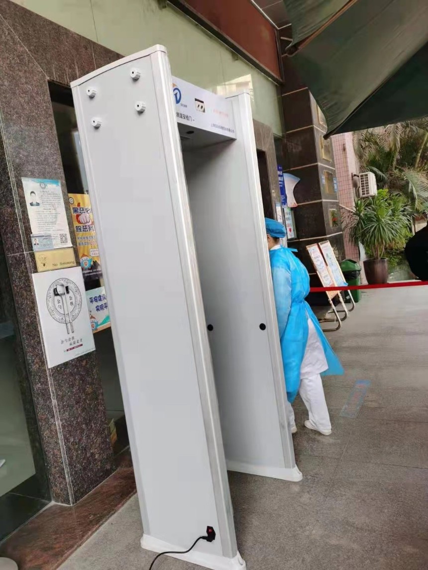 職高探測門 雙屏顯示 FDT-WT100DV型號 無接觸智能測溫