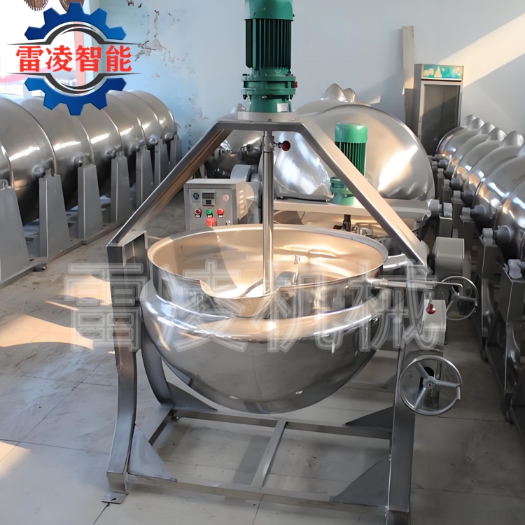 鹵味鹵煮夾層鍋 自動攪拌夾層鍋 八寶粥熬煮設備