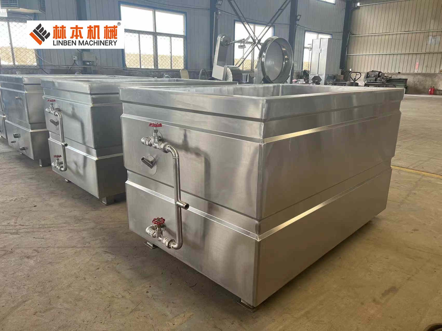 小型鹵肉生產線-方形鹵煮鍋設備