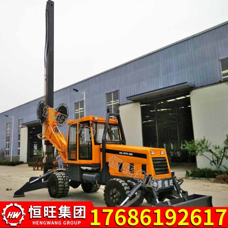HW輪式旋挖鉆機(jī) 15M輪式鉆機(jī) 建筑路面鉆機(jī)