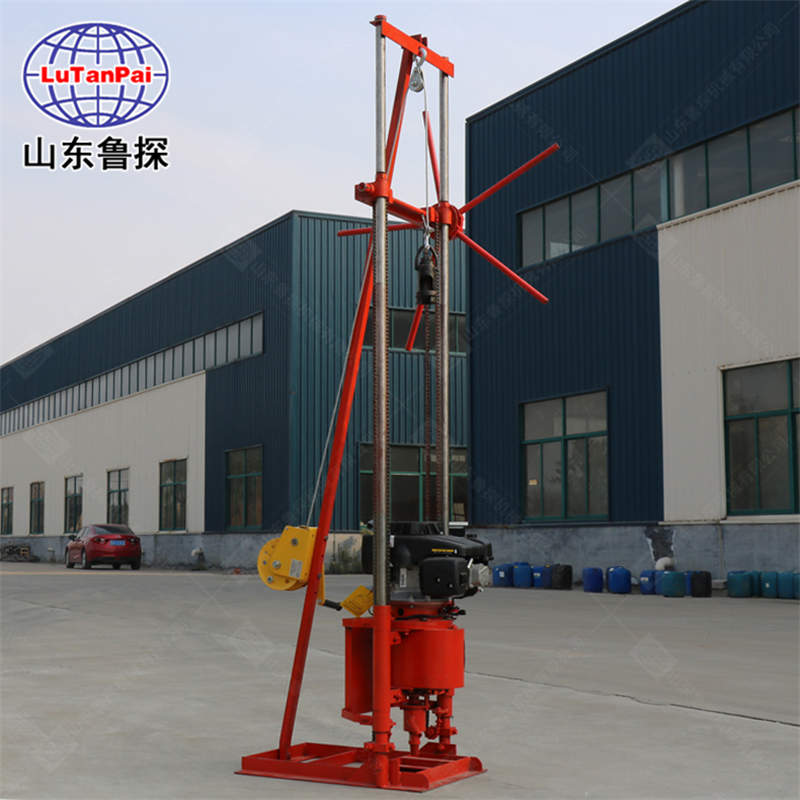 魯探QZ-2CS型汽油機(jī)卷揚式鉆機(jī) 工程地質(zhì)勘探設(shè)備 搬運方便