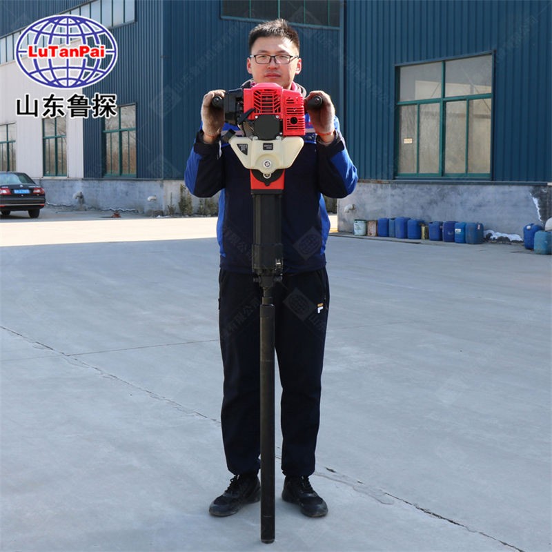 輕便10米地質(zhì)勘探土壤取樣器 檢測(cè)用 QTZ-2汽油機(jī)便攜式取土鉆機(jī)