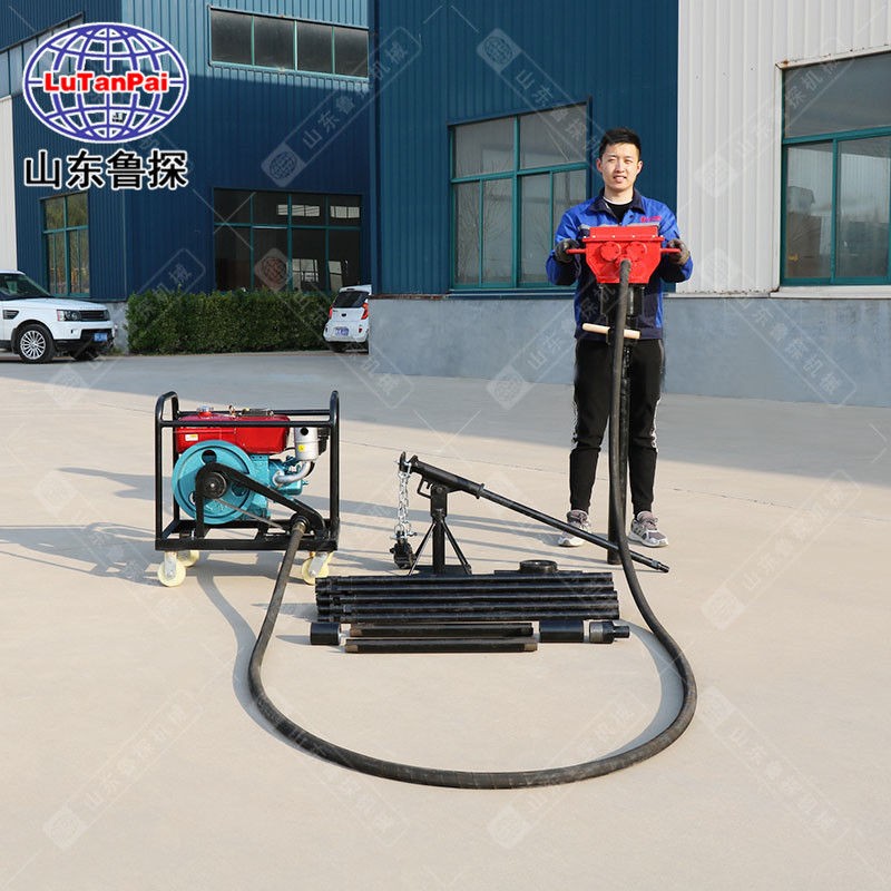 大深度土壤取樣 QTZ-4柴動(dòng)便攜式取土鉆機(jī)能量大 體積小 重量輕