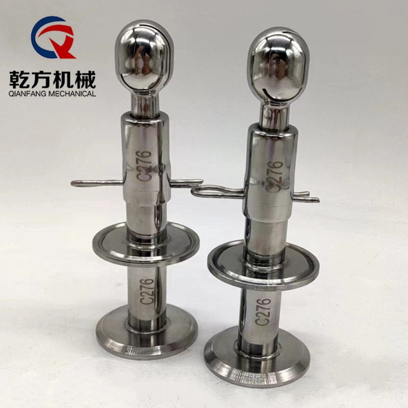哈氏合金C-276快裝清洗球，雙卡盤清洗球，插銷式旋轉清洗球 訂做各種規格清洗球