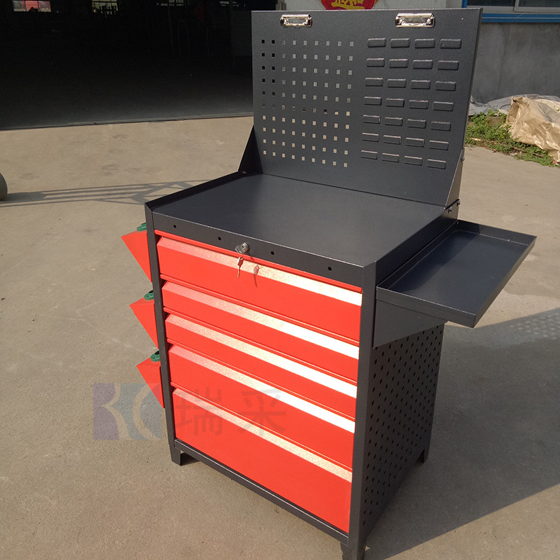 瑞采CNS-23 加厚鐵皮CNC數控BT40刀具柜 五抽屜工具車 機床掛板工具車