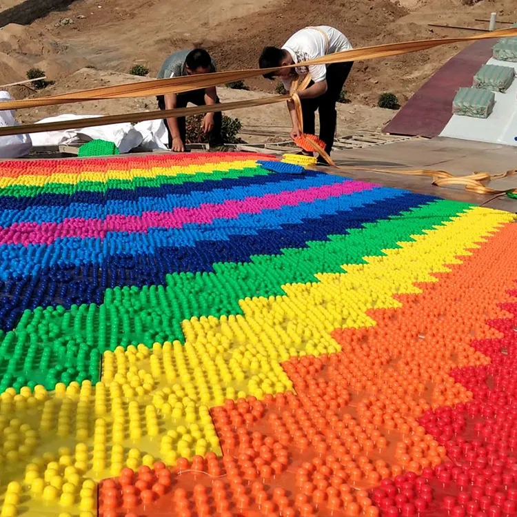 無動力彩虹滑道 七彩滑道 景區網紅游玩項目 彩虹滑道生產廠家