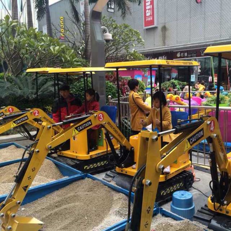 機械工程樂園 仿真游樂設(shè)備 兒童電動挖掘機 室內(nèi)外四季游玩項目