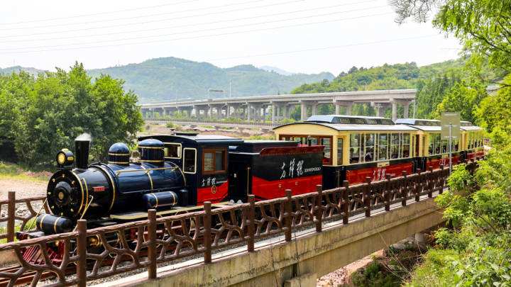景區(qū)游玩觀光代步車 電動軌道小火車 網(wǎng)紅四季游樂設(shè)備 多人游玩項(xiàng)目