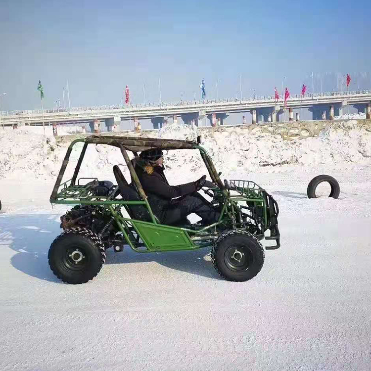 雙座全地形四輪沙灘車(chē) 200cc越野卡丁車(chē) 嬉雪設(shè)計(jì)