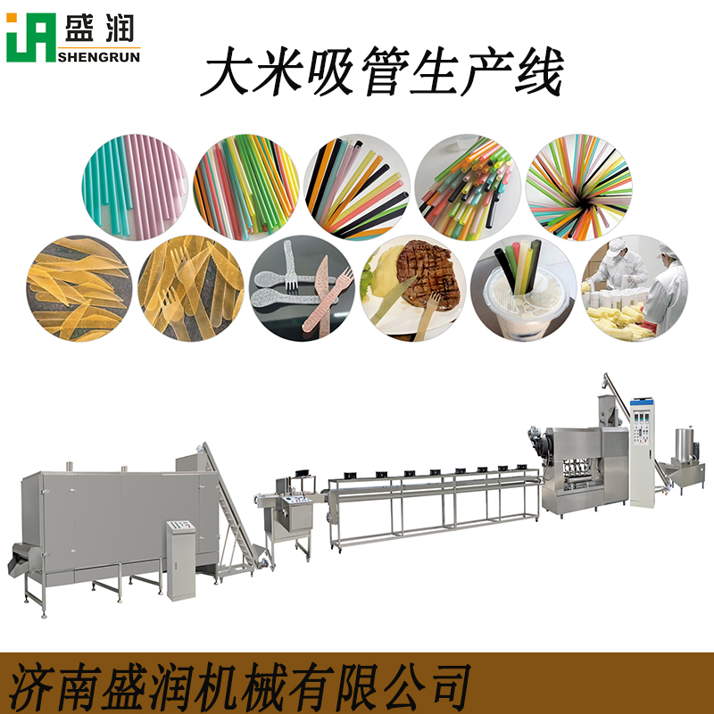 可降解大米吸管設備 一次性大米吸管設備全套生產線