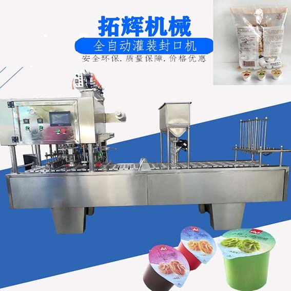 溫州拓輝BG10D1-6頭小杯裝曲奇手工餅干片膜包裝封口帶易撕口包裝機(jī)