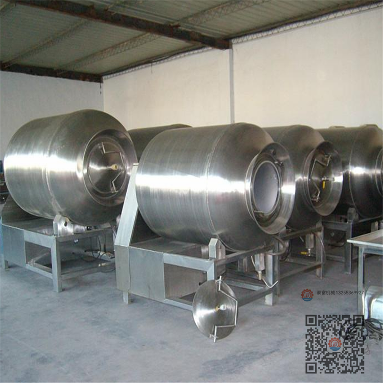 不銹鋼真空滾揉機(jī) 變頻式肉食品真空腌制入味機(jī) 醬鹵煮肉滾揉機(jī)