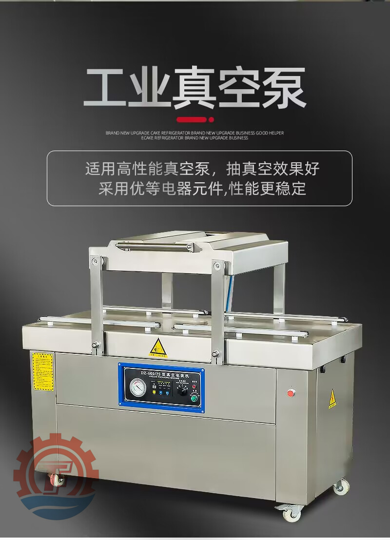 雙室真空包裝機 休閑品封口設備 干濕兩用真空包裝設備