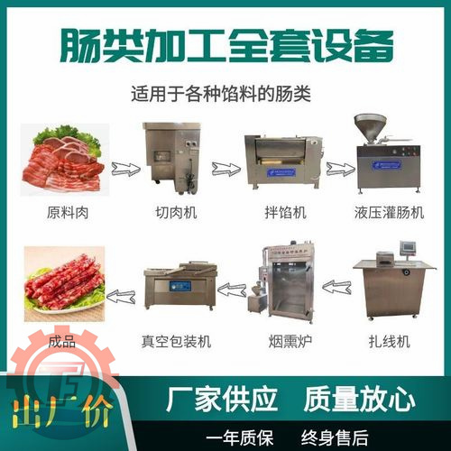 紅腸生產線 火腿腸加工全套設備 香腸加工設備