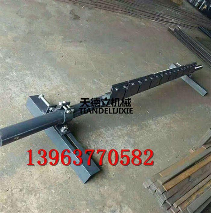 P型合金清掃器 二道皮帶機合金刮板 刮板式輸送帶刮煤器