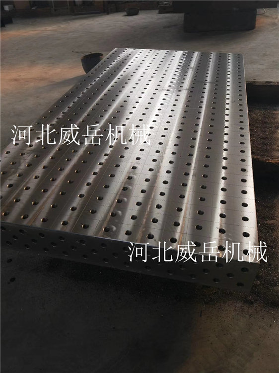 泊頭加工T型槽平臺(tái)穩(wěn)定性好  開槽鑄鐵平臺(tái)人工研磨不易變形