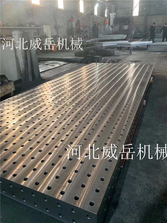 供應(yīng)商推薦落地鏜平臺精度準確 6米鑄鐵試驗平臺按圖拼接