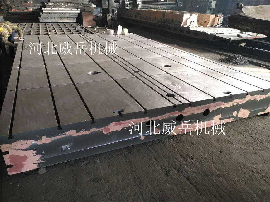廠家熱賣鑄鐵平臺HT250材質(zhì)鑄鐵試驗平臺耐用4條T型槽