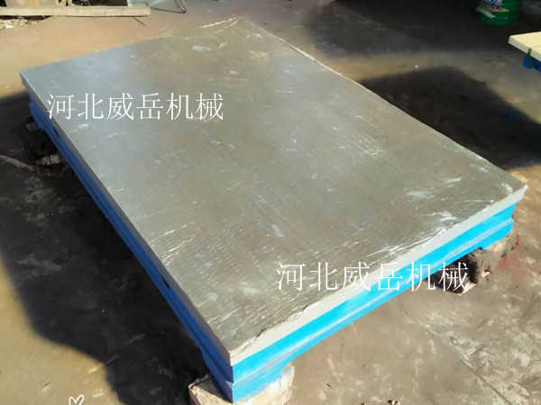 廠家加工鑄鐵平臺配有地錨器鑄鐵試驗平臺包調(diào)試