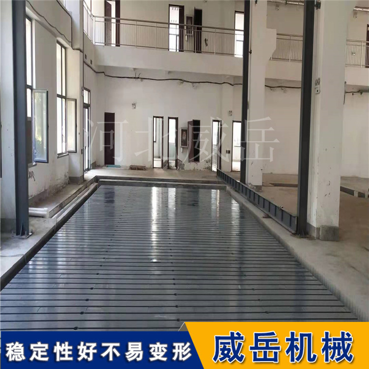 河北威岳售鑄鐵平臺高強(qiáng)度 機(jī)床工作臺工作面精刨加工