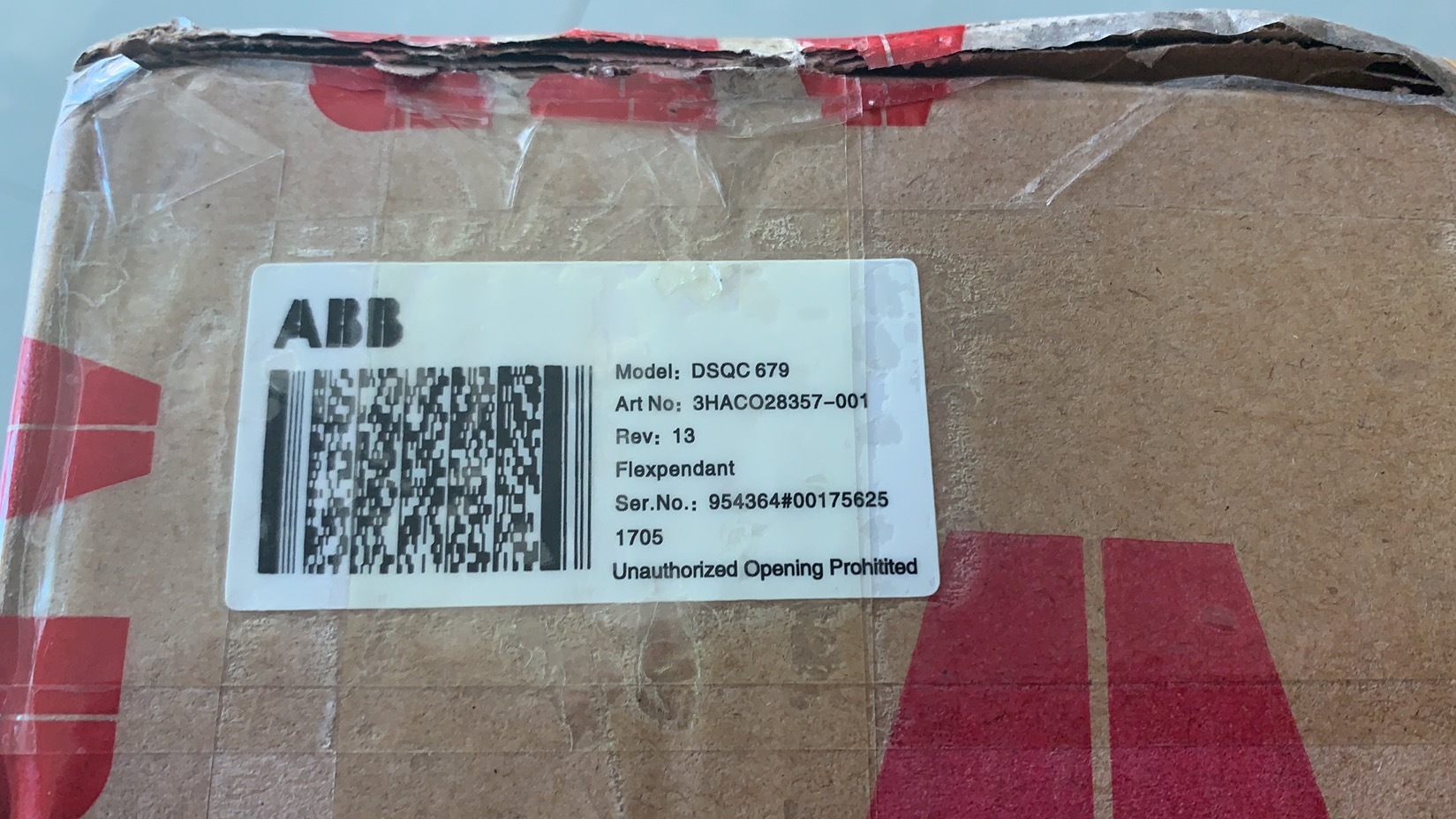 ABB機(jī)器人DSQC633全新配件