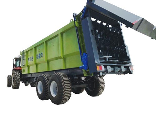 大連雨林大型拋糞車(chē) 濕糞揚(yáng)糞機(jī) 20立方有機(jī)肥撒肥機(jī)