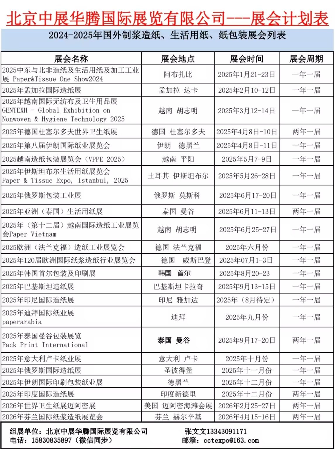2026年中東和北非造紙和生活用紙及加工工業(yè)國際展覽會(huì) Paper & Tiss