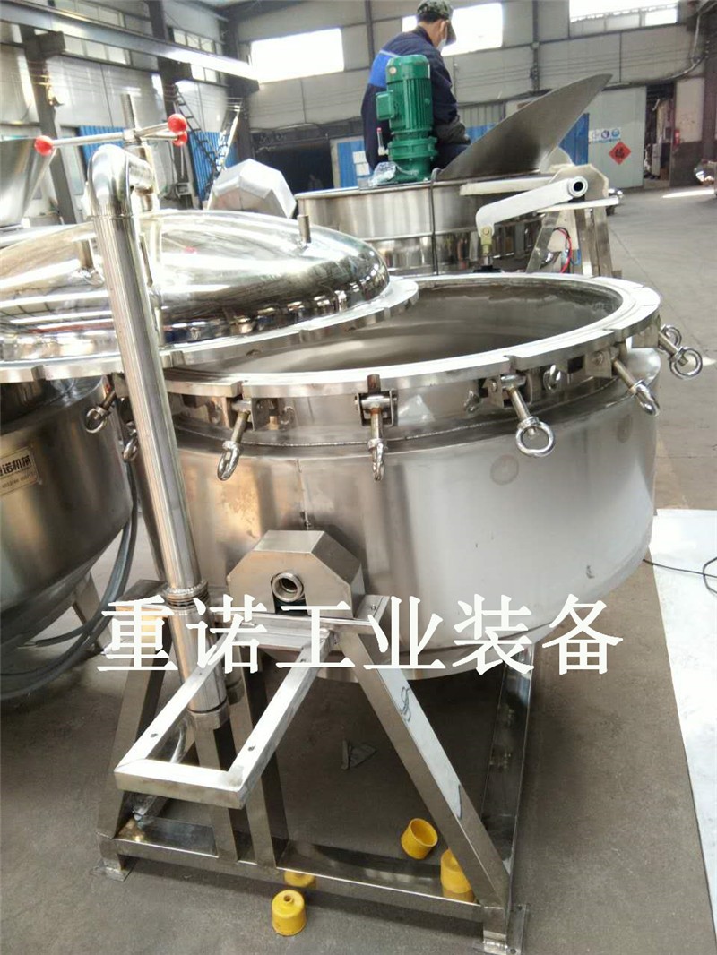 夾層鍋封頭-高效節能鹵煮鍋-江蘇可傾式夾層鍋
