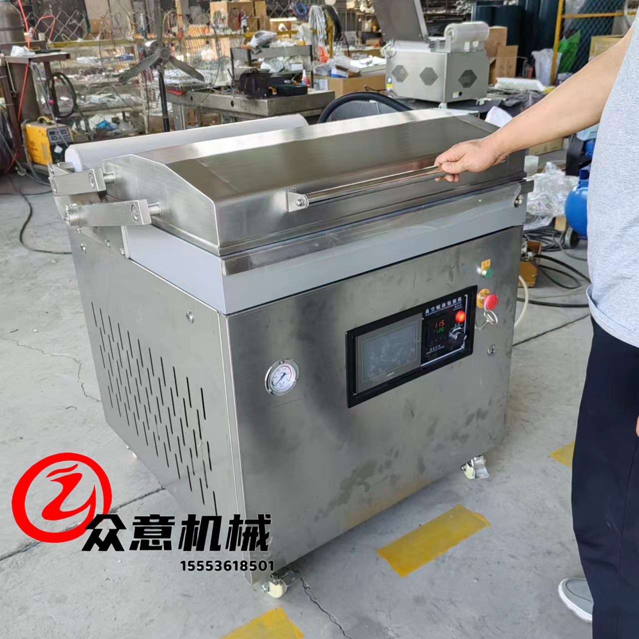 魚塊貼體式真空包裝機(jī) 原切牛排貼體真空包裝機(jī)