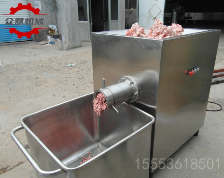 商用凍肉絞肉機(jī) 雞骨架絞肉機(jī) 食品廠專用絞肉機(jī) 中央廚房鮮肉碎肉機(jī)