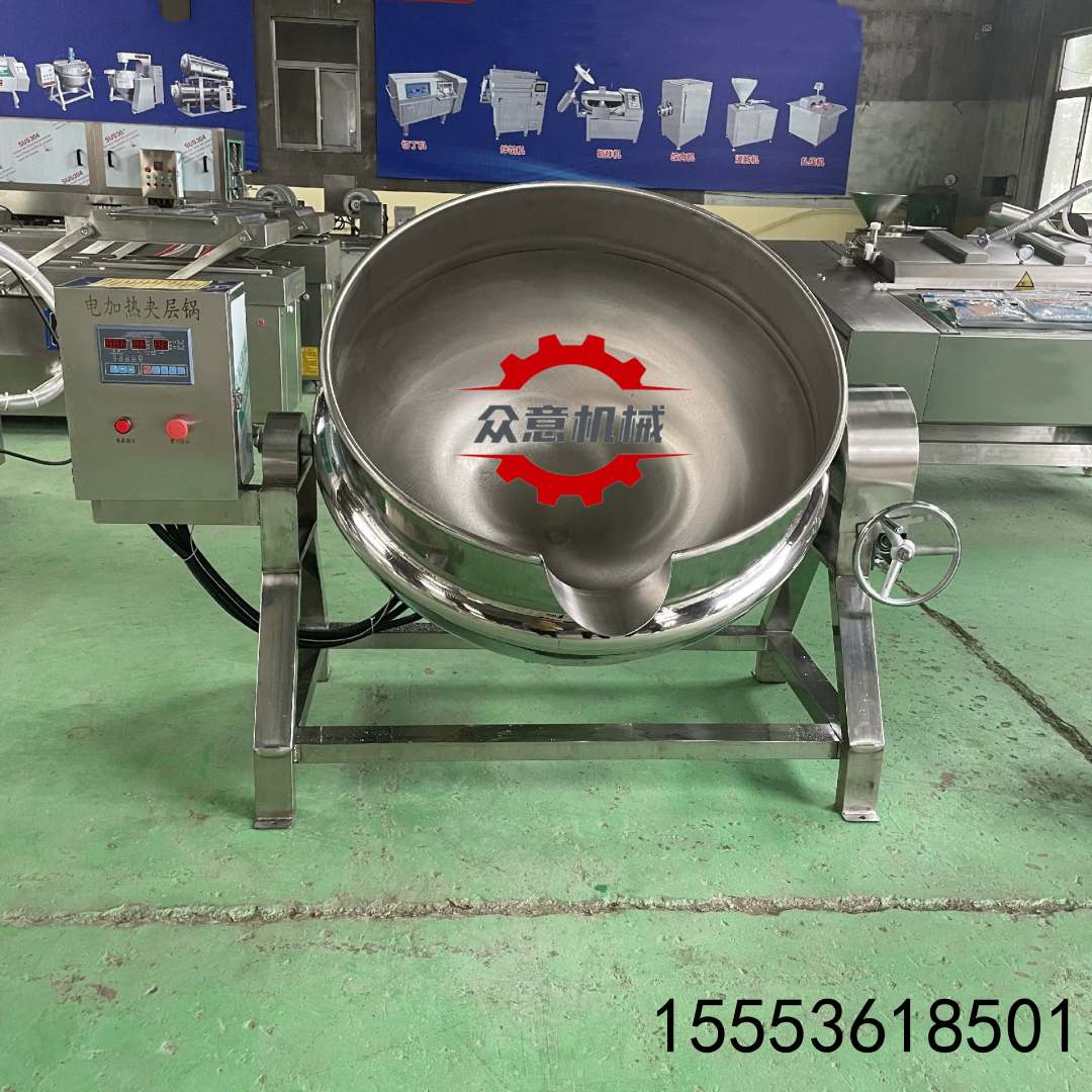 電加熱導(dǎo)熱油夾層鍋 不銹鋼燉肉熬湯化糖鍋多種型號(hào)規(guī)格