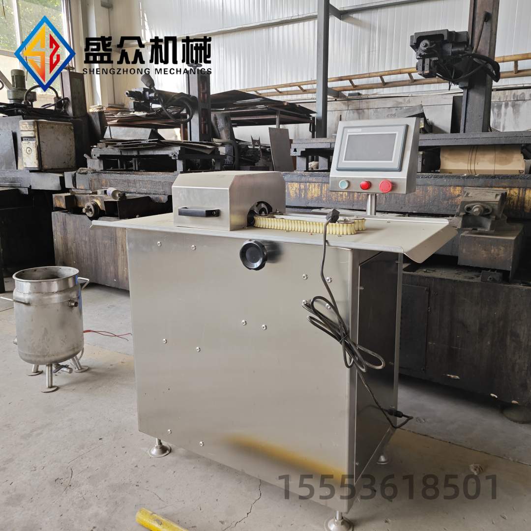 觸屏全自動香腸扎線打結機 臘腸紅腸單路扎線機哈爾濱紅腸扎線機