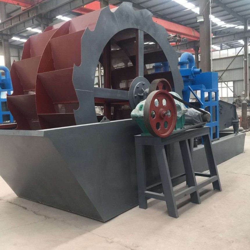 輪斗式洗砂機洗物料流失少洗凈度高運行穩定無易損件